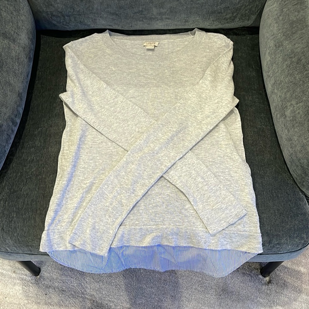 Jcrew sweater shirt